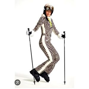 Bogner Zebra Print Ski Suit